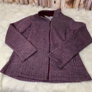 Columbia Zip Up Sweater Size Medium